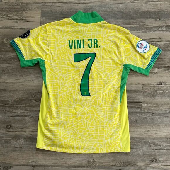 Nike Vini Jr. Brazil 2024 CBF Jersey Kit Size Small - Picture 8 of 11